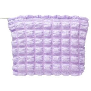 Floral Makeup Bag Large Cotton Zipper Pouch For Purse Travel Canvas Make Up🐣